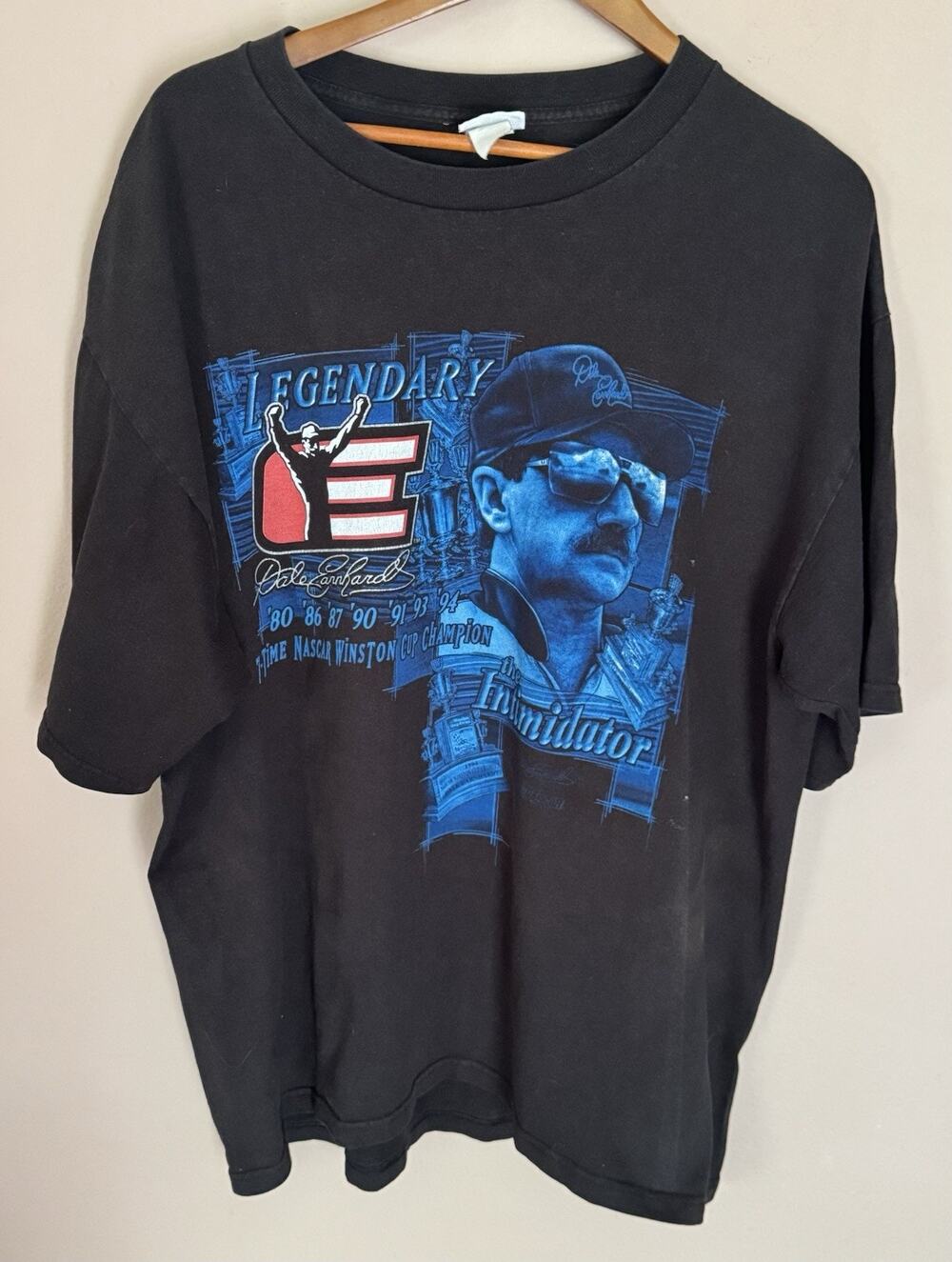 90s Dale Earnhardt Legendary 7x Nascar Winston Cup Champion The Intimidator XL